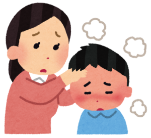 自律神経のみだれによる発熱